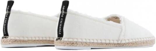 Armani Exchange Stijlvolle Espadrilles voor de Zomer White Dames