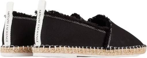 Armani Exchange Stijlvolle Espadrilles voor Zomeroutfits Black Dames