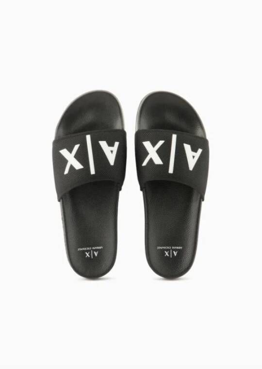 Armani Exchange Stijlvolle Sandalen van AX Exchange Black Heren