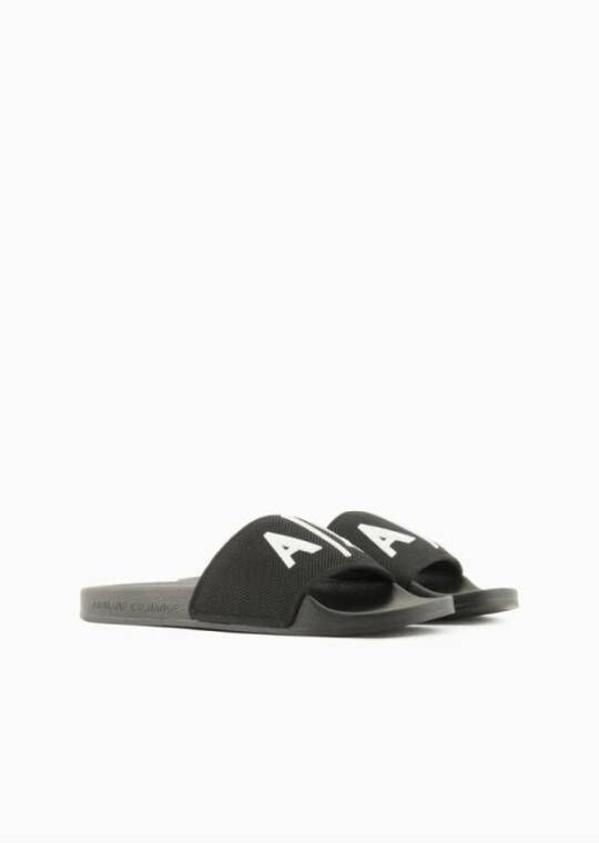 Armani Exchange Stijlvolle Sandalen van AX Exchange Black Heren