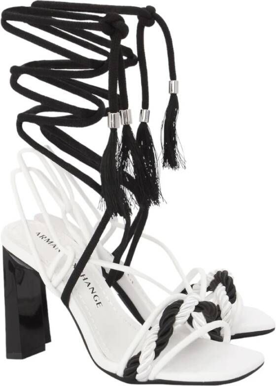 Armani Exchange Stijlvolle Sandalen voor de Zomer Black Dames