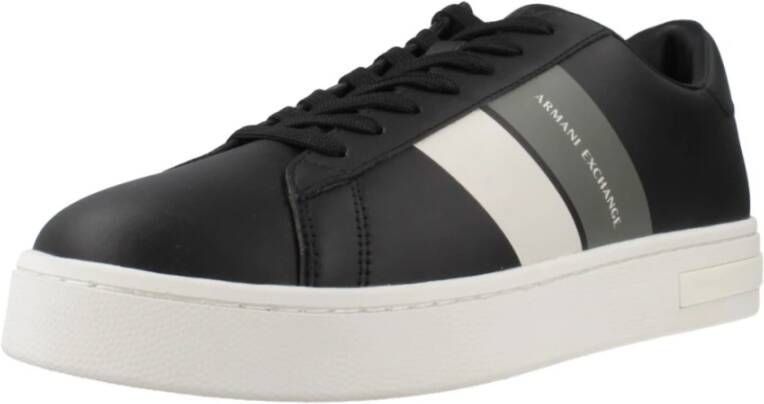 Armani Exchange Stijlvolle Sneakers Xux217 Xv855 Londen Black Heren