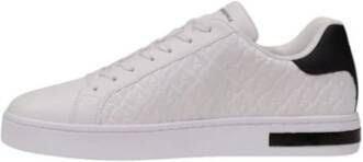 Armani Exchange Trendy Polyester Sneaker Collectie White Heren