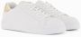 Armani Exchange Witte Gouden Sneakers voor Vrouwen White Dames - Thumbnail 2