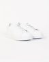 Armani Exchange Witte leren sneakers met merklogo White Heren - Thumbnail 2