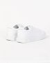 Armani Exchange Witte leren sneakers met merklogo White Heren - Thumbnail 4