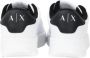 Armani Exchange Witte Leren Sneakers White Heren - Thumbnail 2