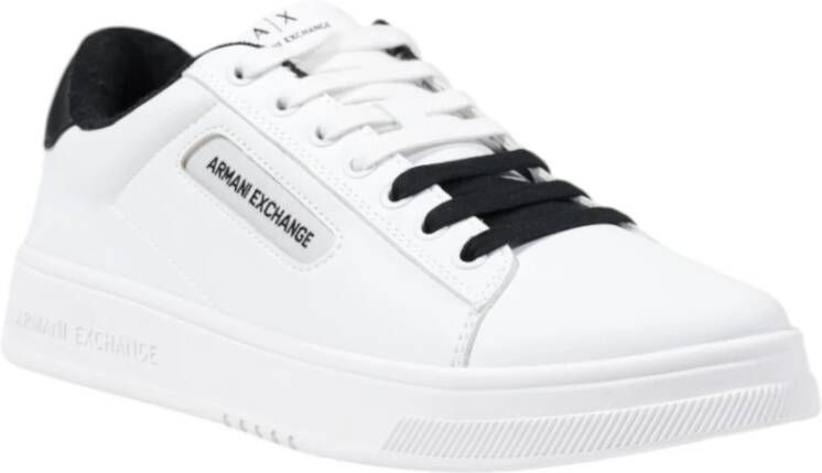 Armani Exchange Witte Slip-On Sneakers Lente Zomer White Heren