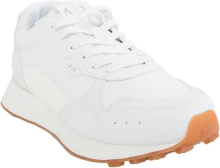 Armani Exchange Witte Sneaker Stijlvol Model White Dames