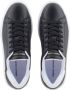 Armani Exchange Witte Sneakers Gecoat Materiaal Rubberen Zool Black Dames - Thumbnail 4