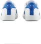 Armani Exchange Witte Sneakers met Blauwe Details White Heren - Thumbnail 7