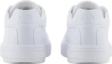 Armani Exchange Witte Sneakers voor een stijlvolle look White Heren