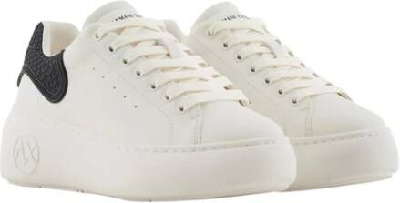 Armani Exchange Witte Sneakers voor Vrouwen White Dames