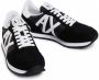 Armani Exchange Zwarte en witte canvas sneakers Black Heren - Thumbnail 11