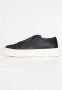 Armani Exchange Zwarte leren logo sneakers Black Heren - Thumbnail 3