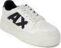 Armani Exchange Zwarte Leren Sportieve Sneakers Vrouwen Black Dames - Thumbnail 8