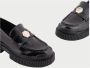 Armani Exchange Zwarte platte schoenen met vierkante hak Black Dames - Thumbnail 10