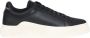 Armani Exchange Zwarte Sneakers Ronde Neus Rubberen Zool Black Heren - Thumbnail 9