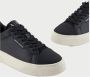 Armani Exchange Zwarte Sneakers Ronde Neus Rubberen Zool Black Heren - Thumbnail 5