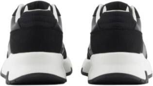 Armani Exchange Zwarte Sneakers Stijlvolle Comfortabele Schoenen Black Heren