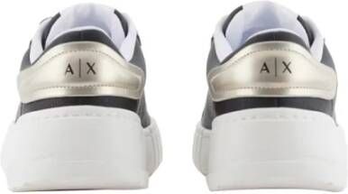 Armani Exchange Zwarte Sneakers voor Vrouwen Black Dames