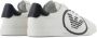 Armani Leren Logo Sneakers Verhoog Stijl White Heren - Thumbnail 3