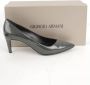 Armani Pre-owned Leather heels Green Dames - Thumbnail 5