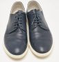 Armani Pre-owned Leather sneakers Blue Heren - Thumbnail 3