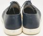 Armani Pre-owned Leather sneakers Blue Heren - Thumbnail 5