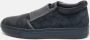 Armani Pre-owned Leather sneakers Blue Heren - Thumbnail 2