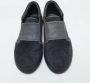 Armani Pre-owned Leather sneakers Blue Heren - Thumbnail 3