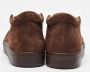 Armani Pre-owned Leather sneakers Brown Heren - Thumbnail 5