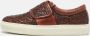 Armani Pre-owned Leather sneakers Brown Heren - Thumbnail 2