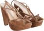 Armani Pre-owned Suede heels Brown Dames - Thumbnail 3