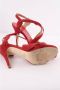 Armani Pre-owned Suede heels Red Dames - Thumbnail 3