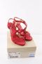 Armani Pre-owned Suede heels Red Dames - Thumbnail 5