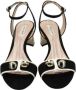 Armani Pre-owned Suede sandals Black Dames - Thumbnail 2