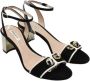 Armani Pre-owned Suede sandals Black Dames - Thumbnail 3