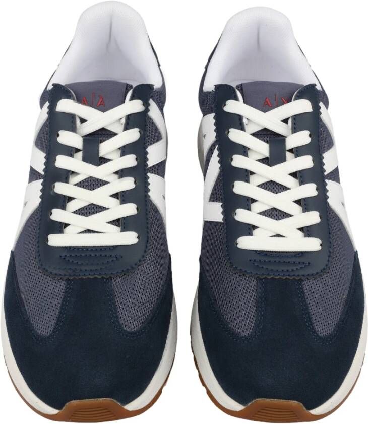 Armani Sneakers Blauw Heren