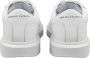 Armani Exchange Witte leren lage sneakers met logo detail White Heren - Thumbnail 9