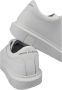 Armani Exchange Witte leren lage sneakers met logo detail White Heren - Thumbnail 11