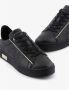 Armani Exchange Zwarte en gouden veterschoenen Black Dames - Thumbnail 5