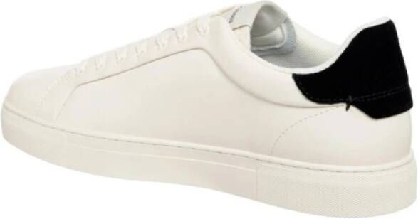 Armani Witte Logo Sneakers voor Mannen White Heren