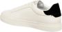 Emporio Armani Leren Vetersluiting Sneakers Effen Patroon White Heren - Thumbnail 8