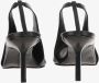 Armarium Vierkante Neus Slingback van Zacht Leer Black Dames - Thumbnail 4