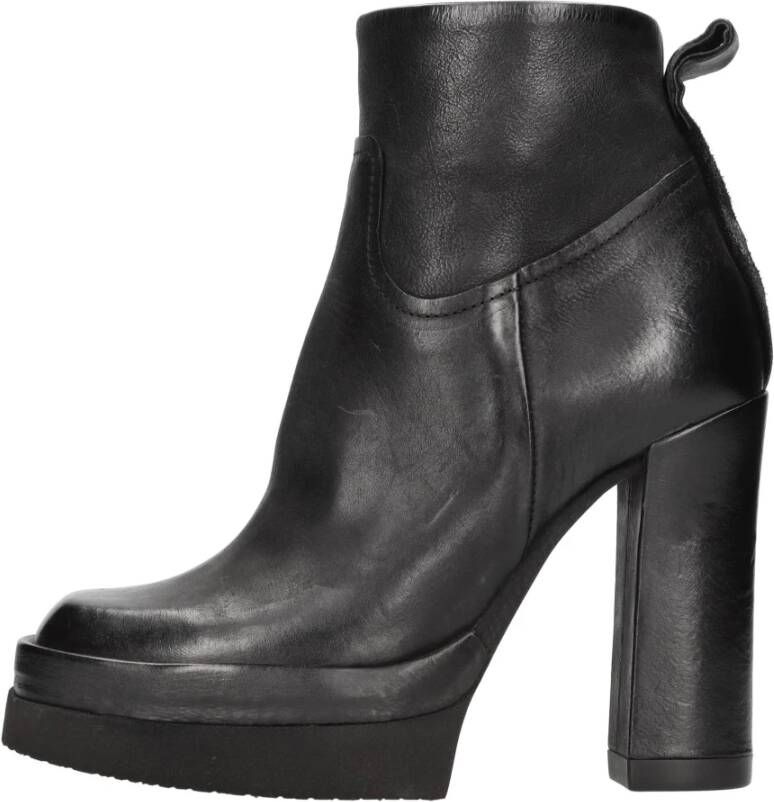 a.s.98 Laarzen Zwart Black Dames