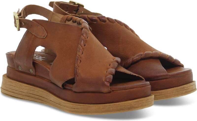 a.s.98 Wedges Brown Dames