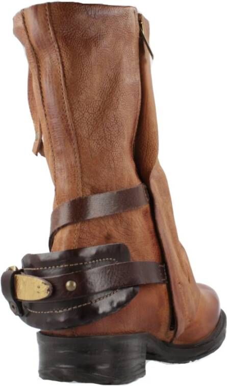 a.s.98 Western Style Cowboy Boots Brown Dames