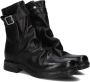 A.s.98 B80213 Enkellaarsjes Enkelboots met rits Dames Zwart - Thumbnail 8