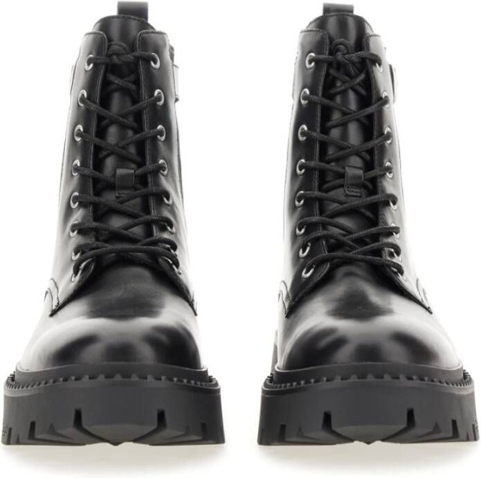 Ash Amfibische Leren Schoenen Black Dames